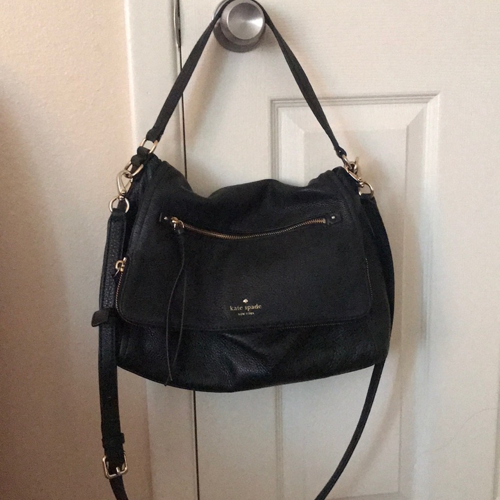 Black Kate Spade in excellent condition